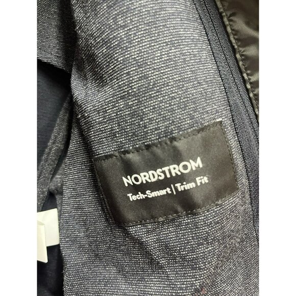Mens Nordstrom Signature Trim Fit Two Button Sports Jacket Tech Smart Size 44R - Picture 5 of 10